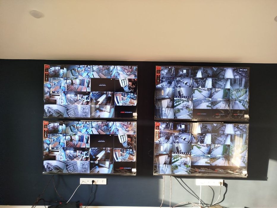 Установка камер видеонаблюдения