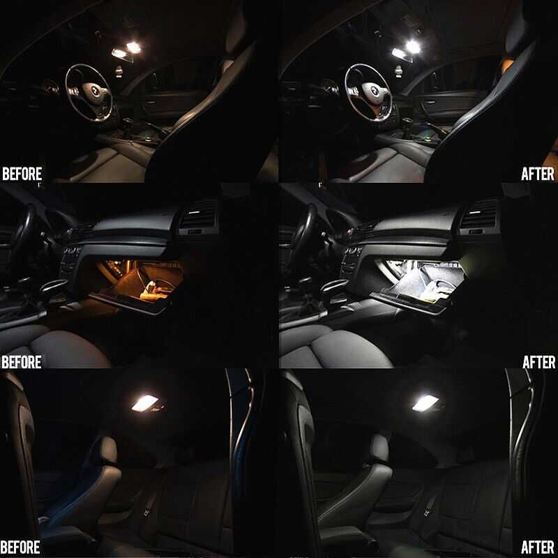 VW Golf LED интериор комплект GOLF 4 GOLF 5 GOLF 6 Canbus 3г ГАРАНЦИЯ