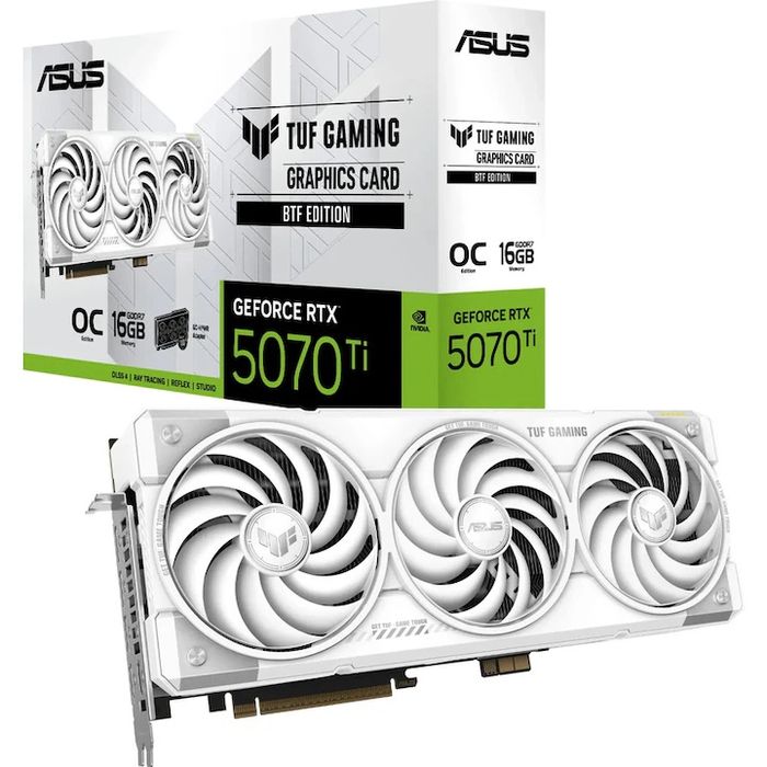 Видеокарта ASUS GeForce RTX 5070 Ti TUF GAMING BTF OC Edition 16GB