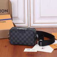 Мъжка чанта Louis Vuitton Alpha Wearable, 100% естествена кожа
