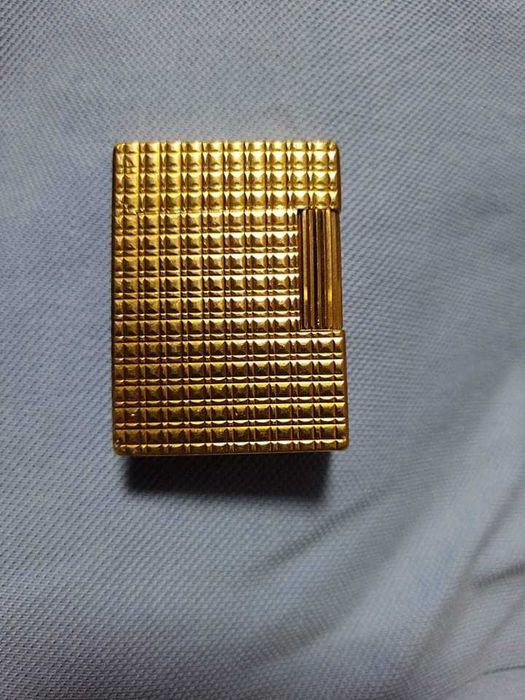 Позлатена запалка S.T. DUPONT Ligne 1 Vintage Lighter /Small