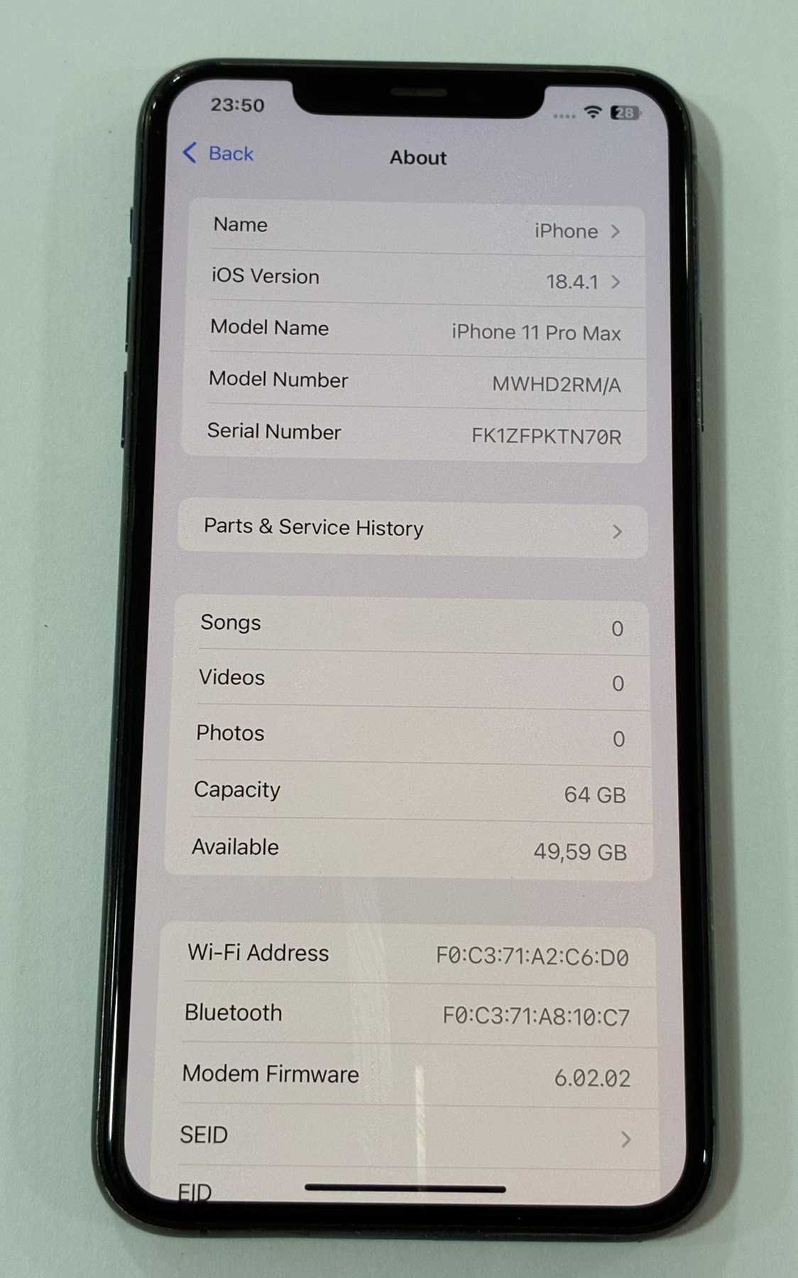 iPhone 11 Pro Max, 64 GB