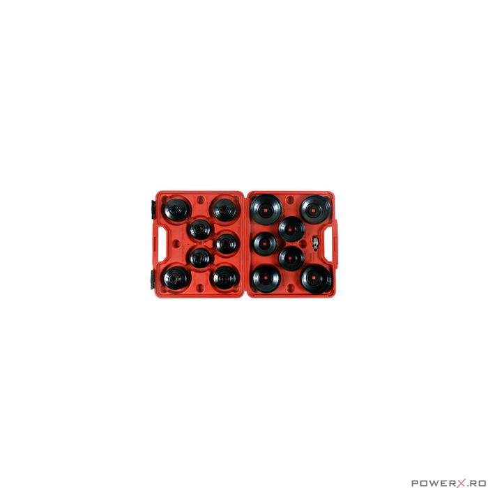 Trusa 15 chei pentru filtru ulei silver