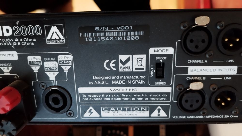 Amplificator - putere Master Audio