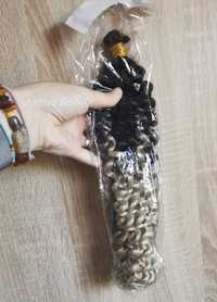 extensii de par afro crochet Ombre Blond (40 cm)