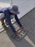 Matrita metal amprentat beton