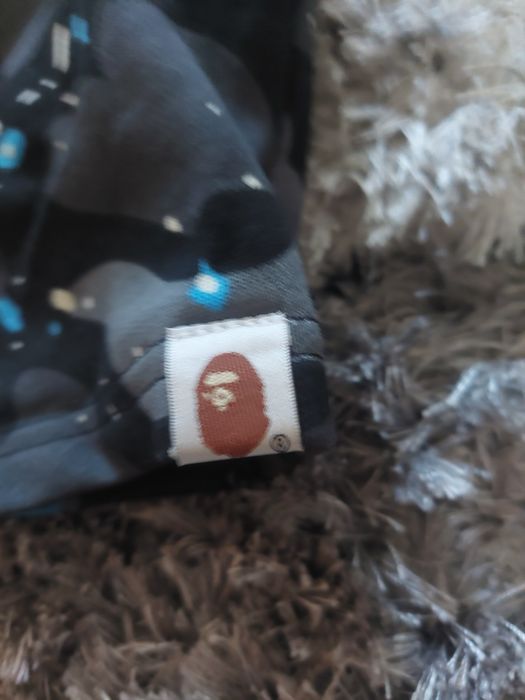 BAPE Space Camo Shark Sweat Shorts Black