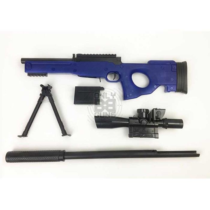 Super pusca sniper L96 cu bile gel inofensive,bile incluse,luneta.