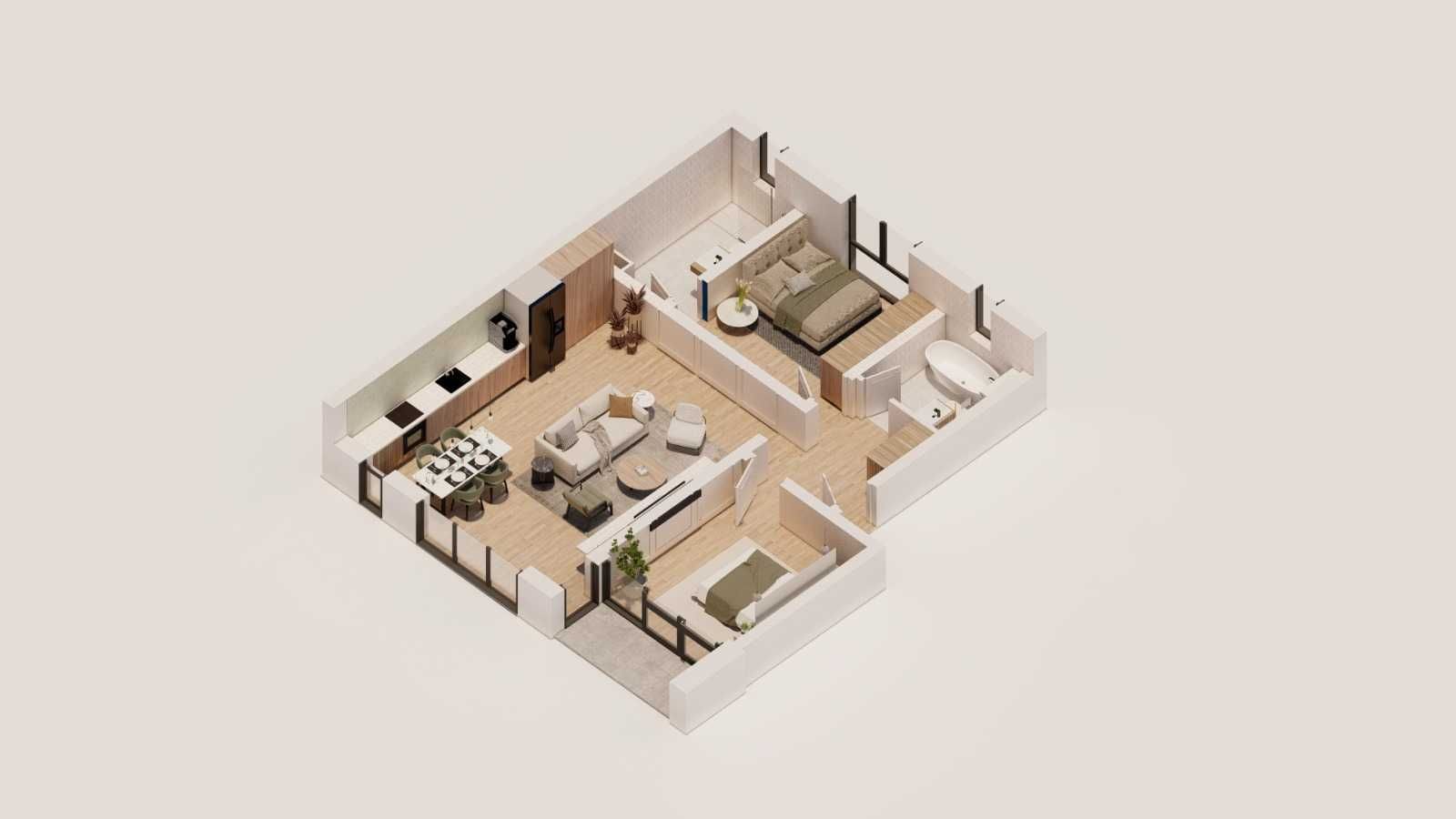 Apartamente 3 camere- Direct de la Dezvoltator-Calea Torontalului