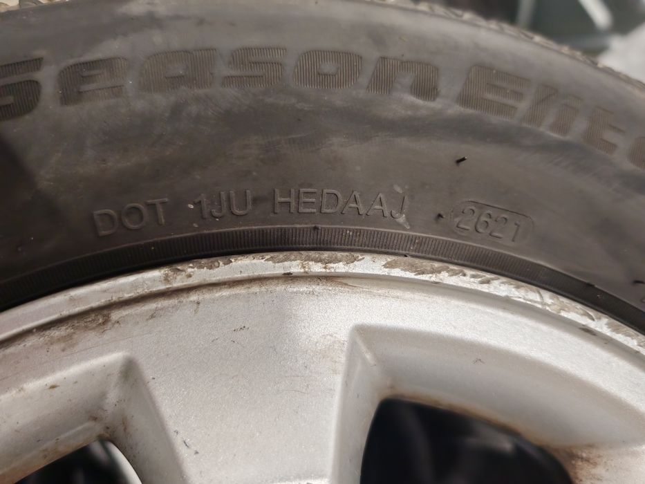 Jante + cauciucuri 4x100 R15 (opel dacia etc)