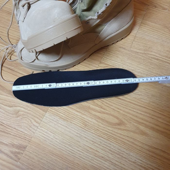 Cizme militare UFCW Mondo PT Vibram Steel Toe din piele/pânză nr. 14 R