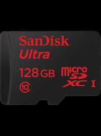 Card memorie SanDisk 128 Gb class 10 + adapter