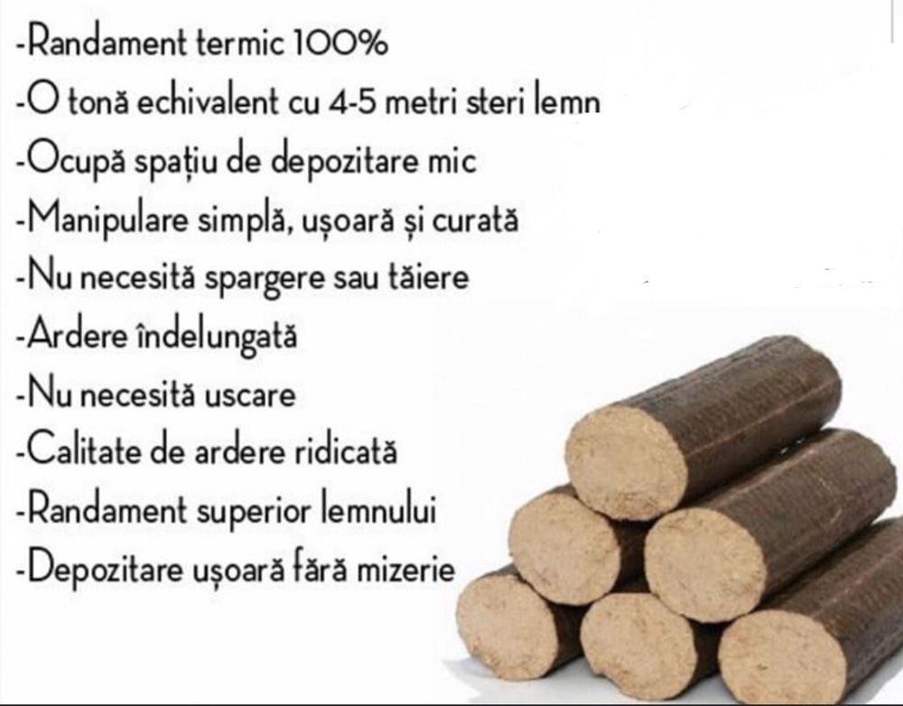 Brichete foc din fag 100% putere calorică mare perfect uscate