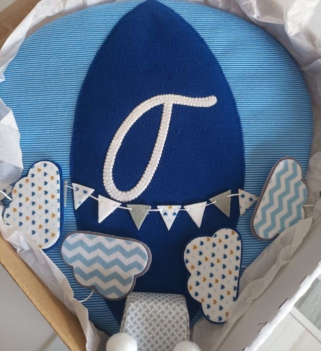 Balon aer cald decorativ