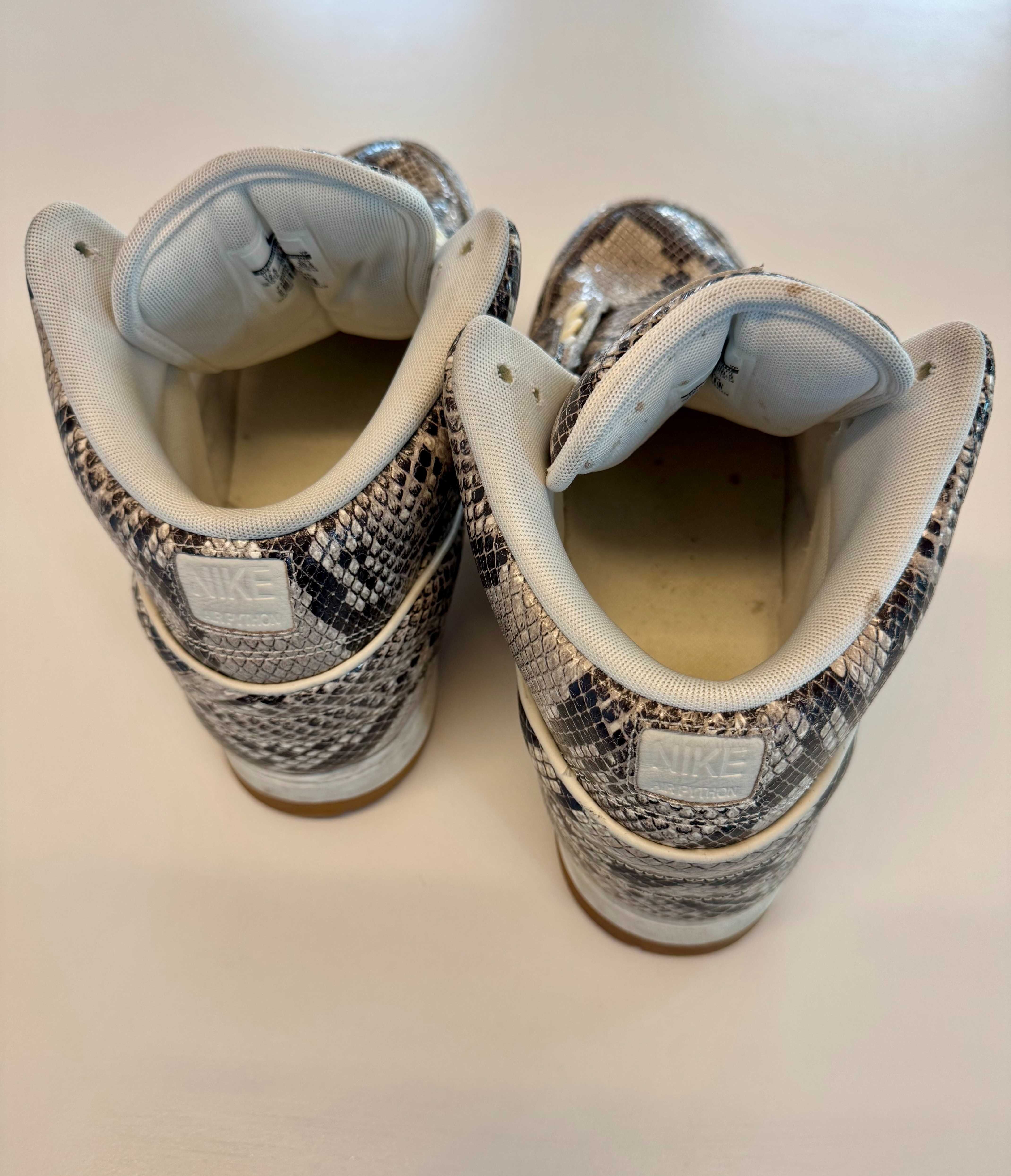 Nike Air Force 1 High Premium Snakeskin Sneakers Limited Edition 2015
