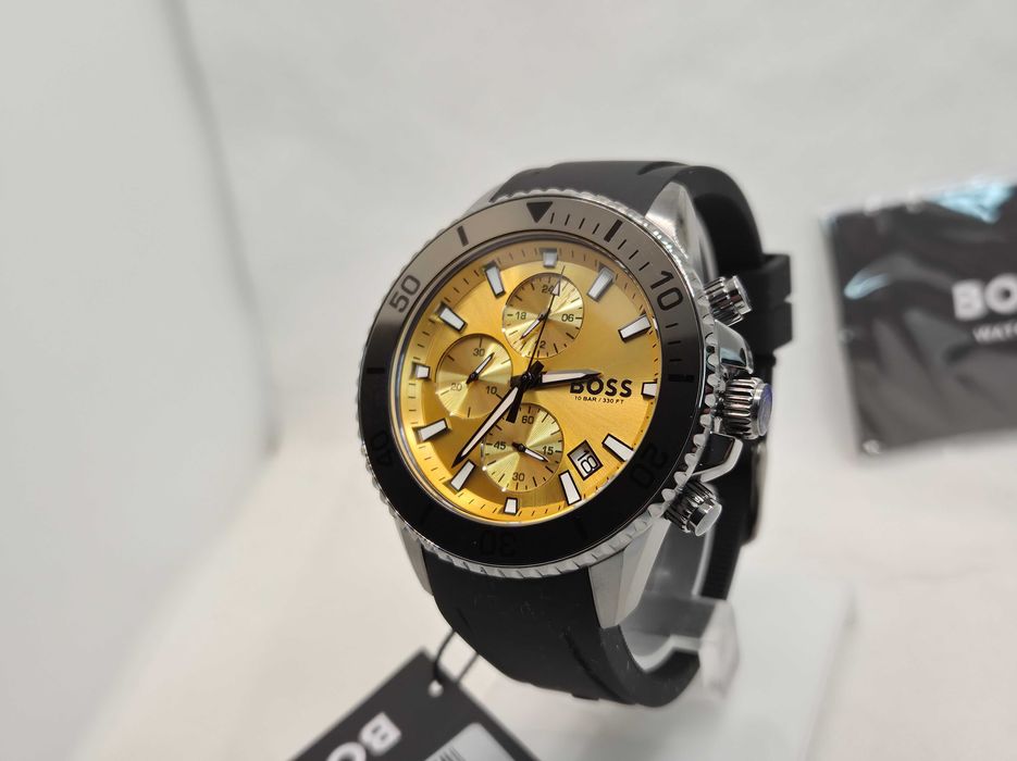 Ceas Barbatesc Cronograf Boss Original  1513968,NOU,Garantie 2 ani