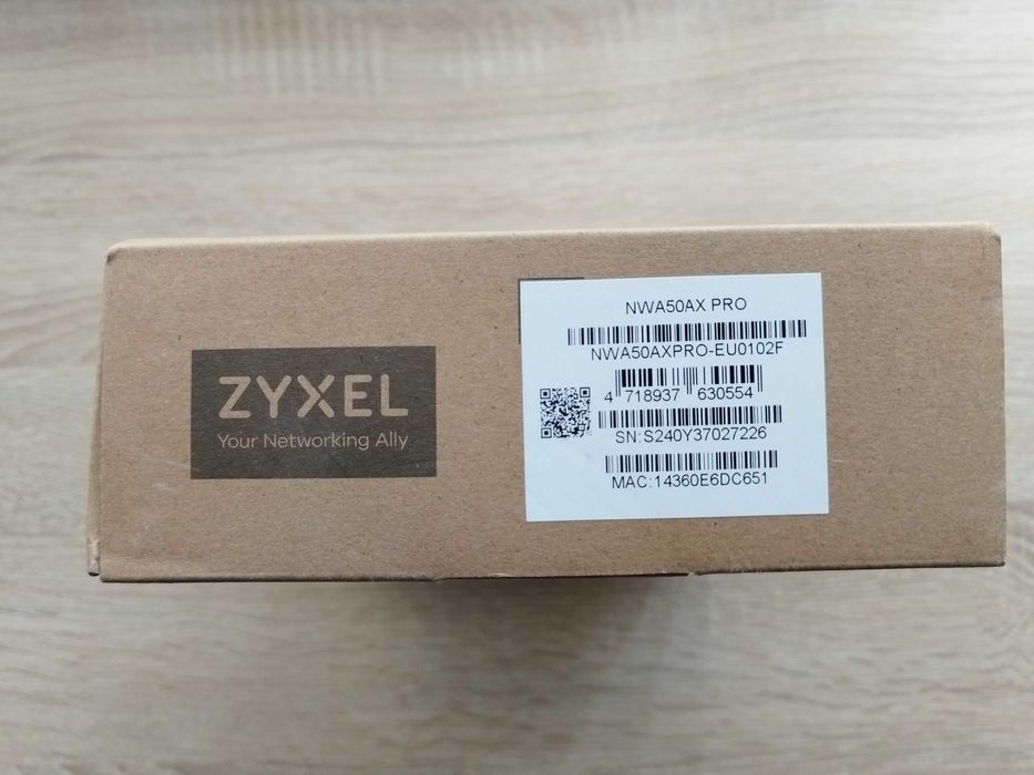 Безжична точка за достъп ZYXEL NWA50AX PRO, WiFi6, AX3000, PoE