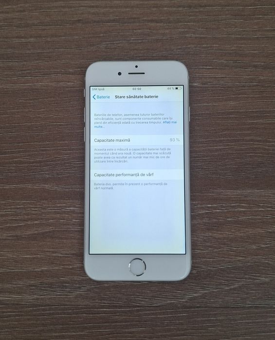 Telefon Apple Iphone 6 Silver 16 GB Ca Nou