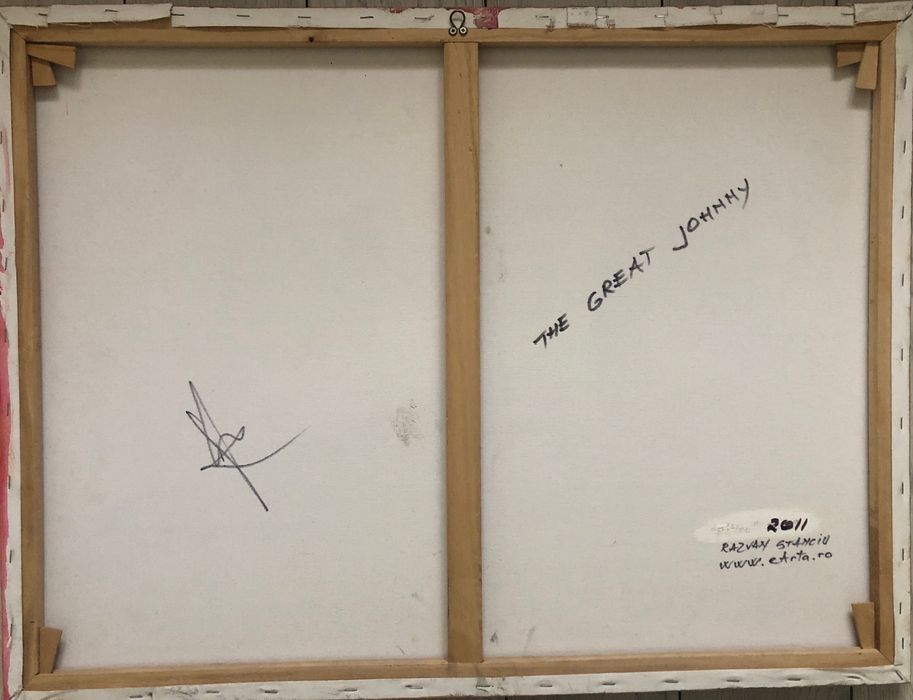 tablou The Great Johnny Raducanu semnat Razvan Stanciu