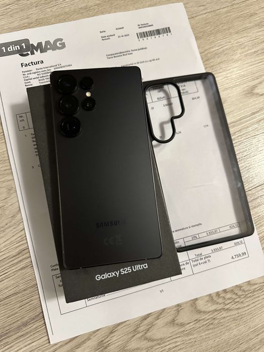 Vand Sau Schimb Samsung Galaxy S25 Ultra 5G JetBlack 256Gb Dual Sim