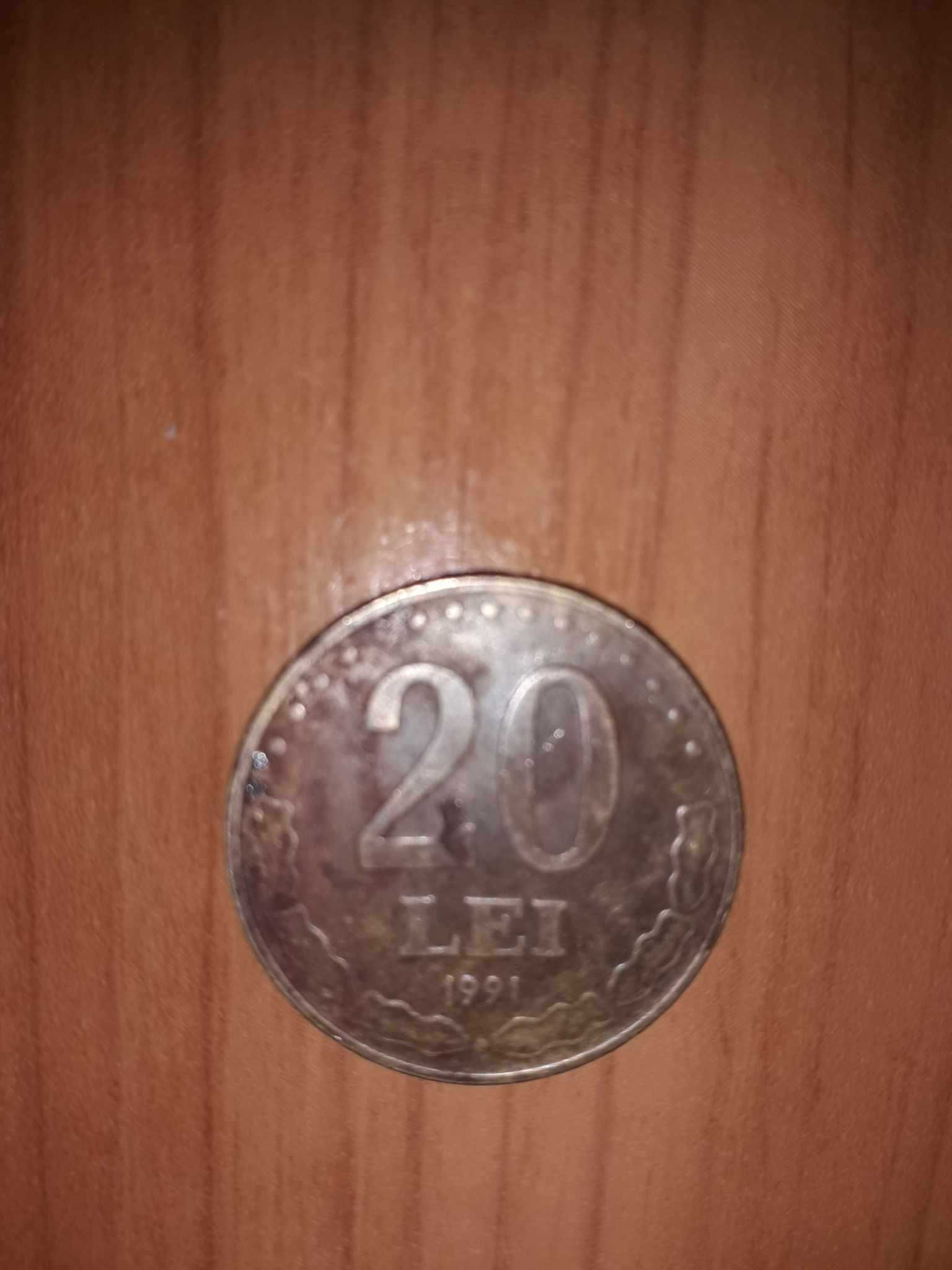 Moneda veche de 20 de lei