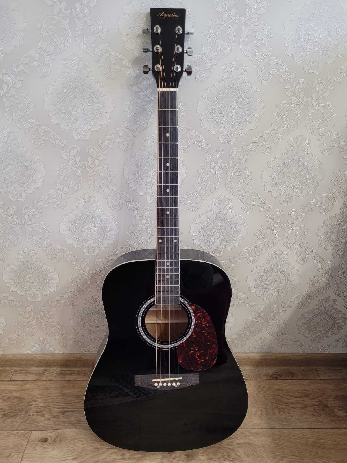 Гитара Agnetha, шестиструнная новая, производство Индонезия, с чехлом