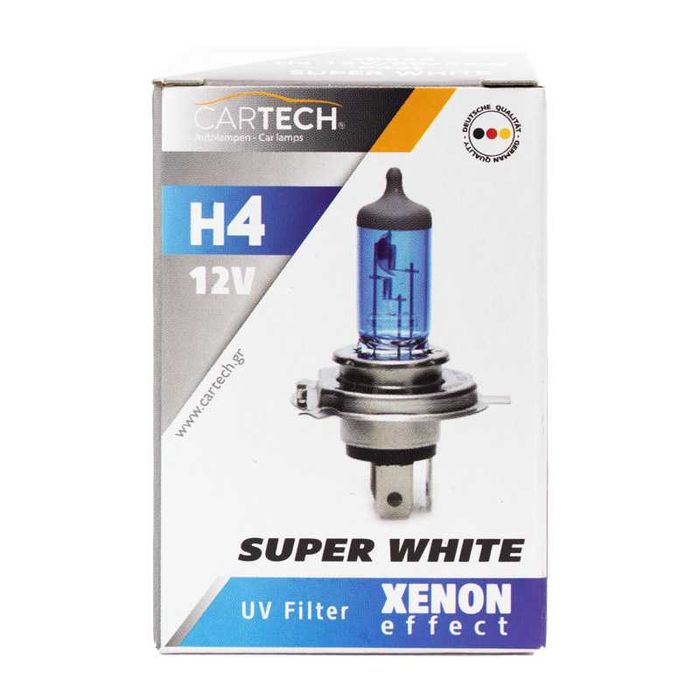 Крушка H4 – 12V/60/55W – P43t SuperWhite от CarTech