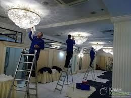 Чистка люстра Qandil Yuvamiz tozalaymiz