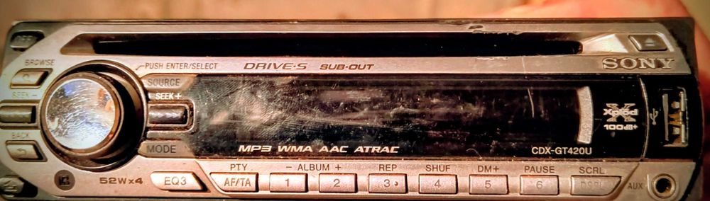 Radio CD MP3 Player Sony - auto