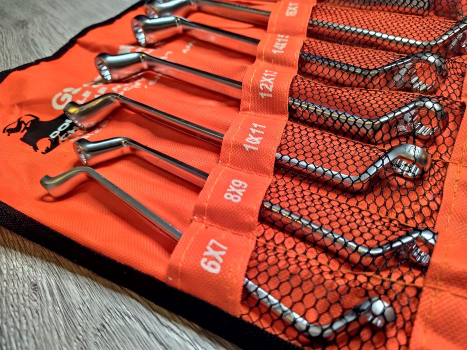 Set 8 bucati chei inelare cotite 6-22mm CR-V