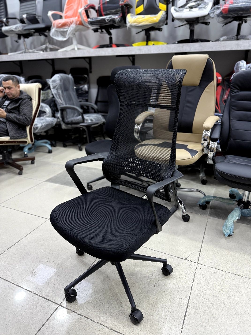 Офисное кресло оптом сеточный C6821 премиум качества, Ofis kreslosi