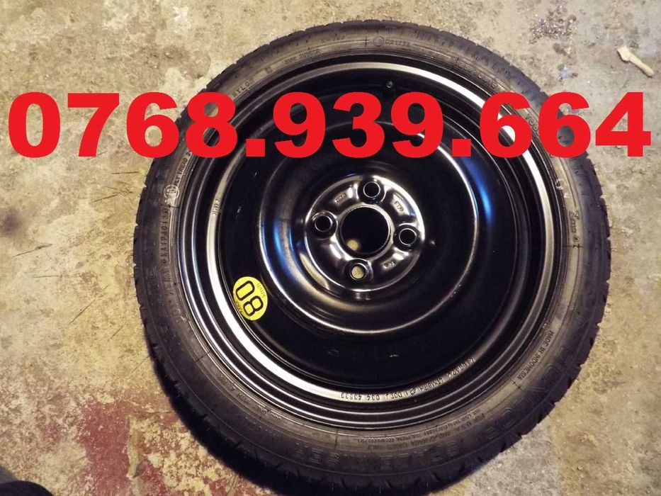vand roata rezerva ingusta pt toyota yaris,corola,aygo,hyundai I20