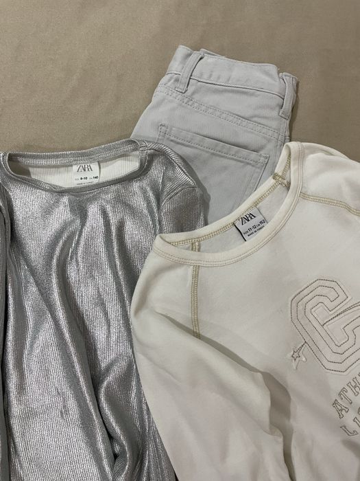 Zara кофточки и джинсы gloria jeans на рост 140-146