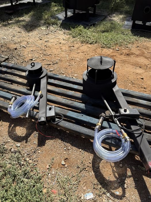 горелка на отработке пушка калорифер