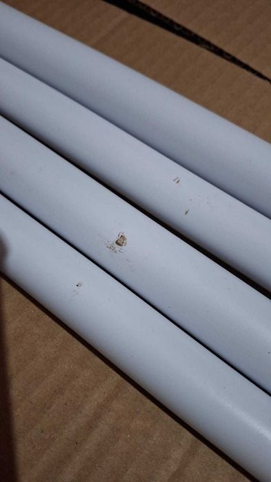 Raft telescopic baie Erica, metalic, 4 etajere, 210-270 cm, alb