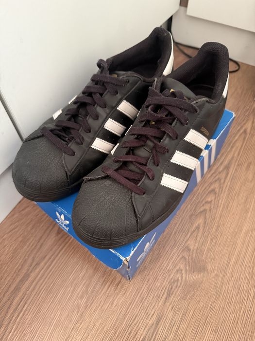 Кеды Adidas Superstar черные 42