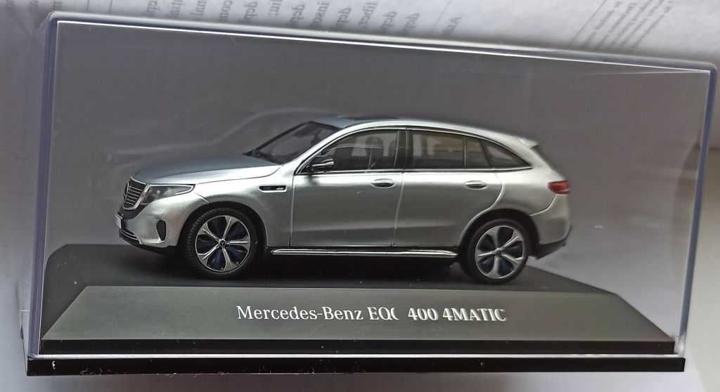 Macheta Mercedes Benz EQC 4Matic N293 2019 silver - Spark 1/43