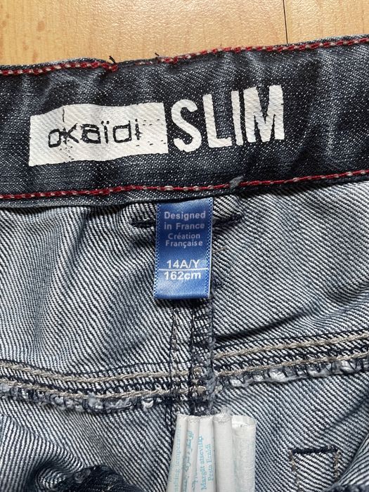 Blugi baiat 12 ani , Okaidi 150 cm si 162 cm