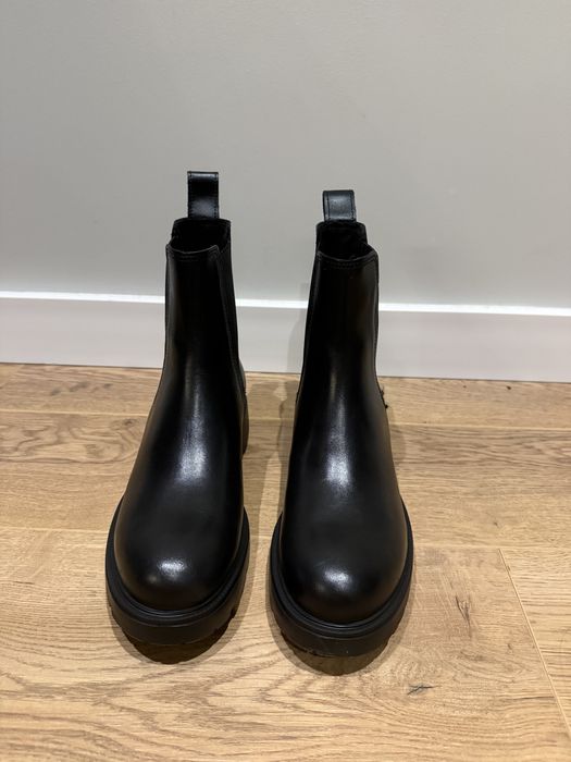 Rylko черни кожени боти Chelsea