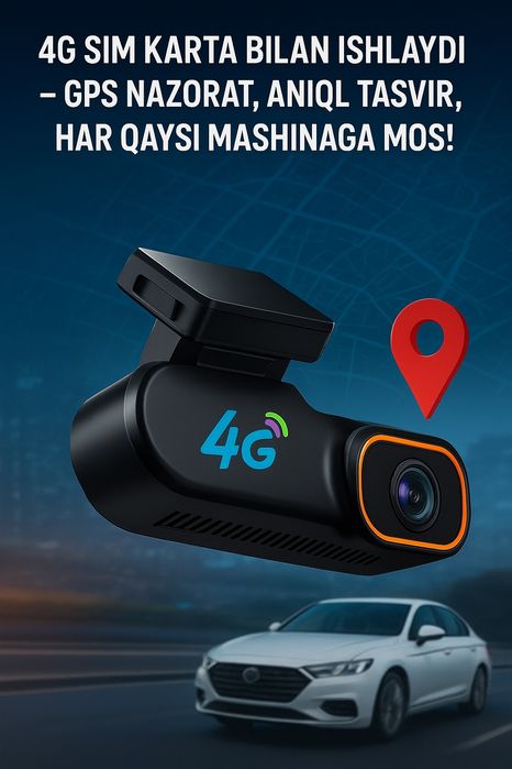4g видеорегистратор  sim kartali videoregistrator