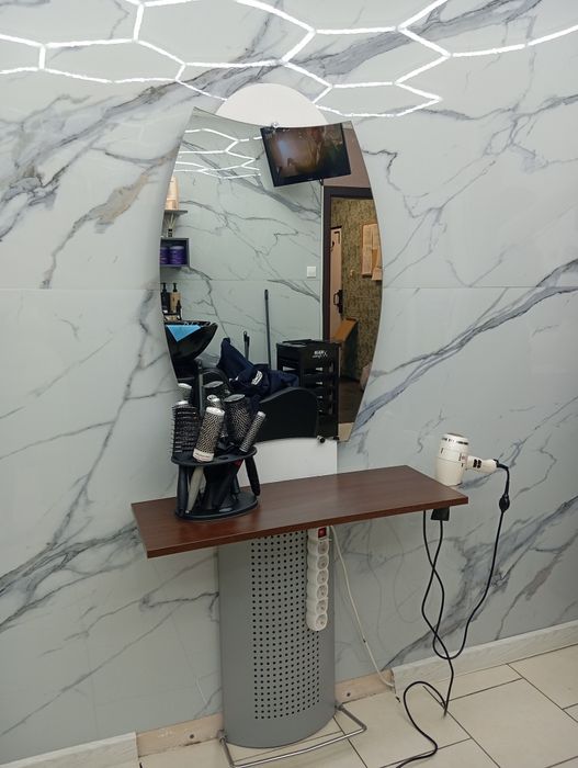 Фризьорско огледало,запазено!