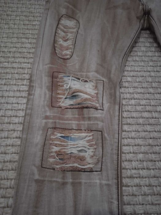 Мъжки patch work streetwear дънки