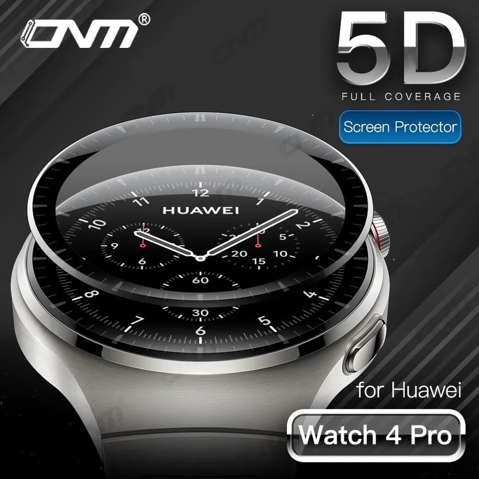 Huawei Watch 4 / 4 Pro / Ultimate / 46 /48 mm./ 5D Протектор цял екран