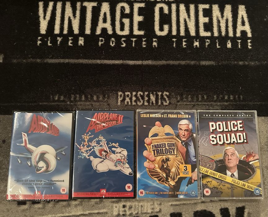 Filme Comedie Leslie Nielsen Police Squad/Naked Gun /Airplane Original
