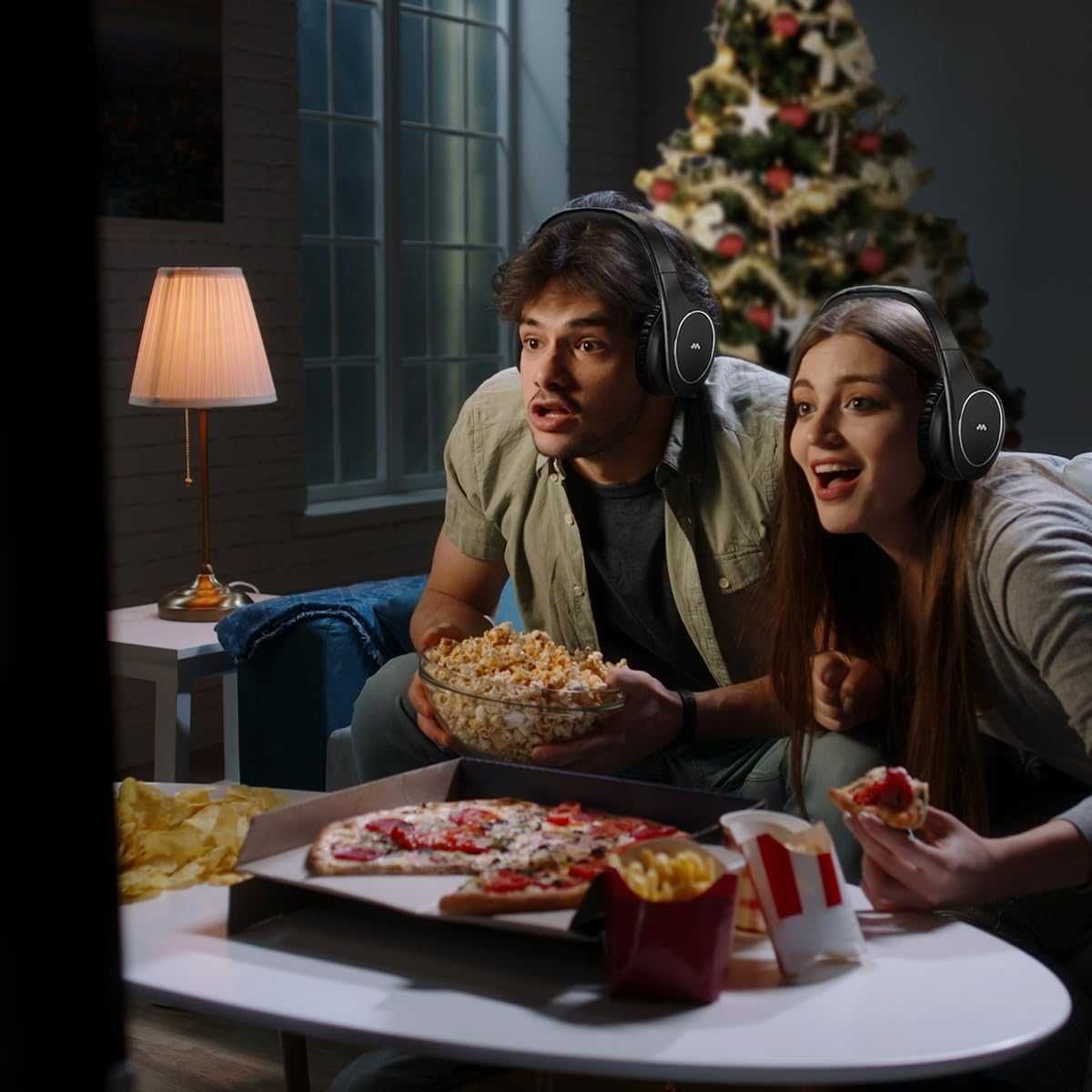 Pereche căști TV stereo fără fir Meliconi HP Easy Digital Bundle