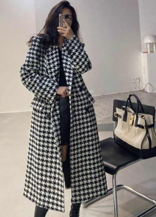 Корейское пальто осень