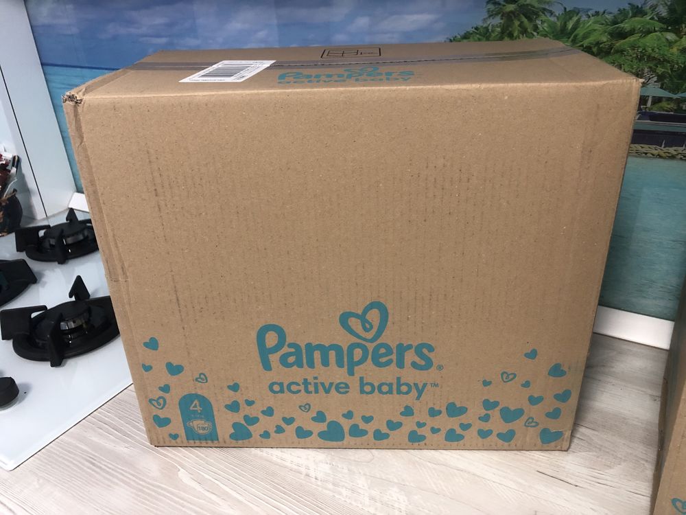 Scutece PAMPERS Active Baby XXL Box nr 4, 9-14 kg, 180 buc, sigilat