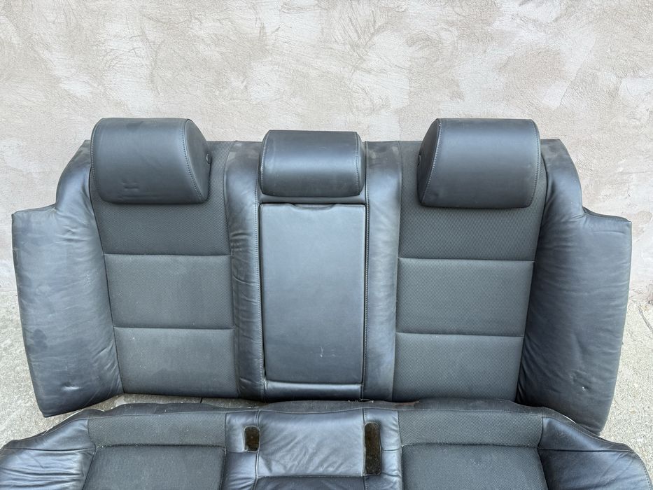 Interior scaune textil Audi A6 C6 complet + bancheta fixa piele
