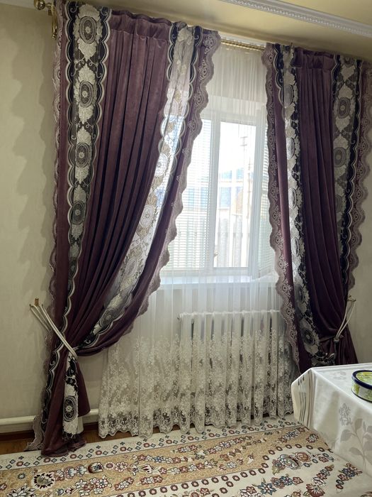 штор турецский + тюль