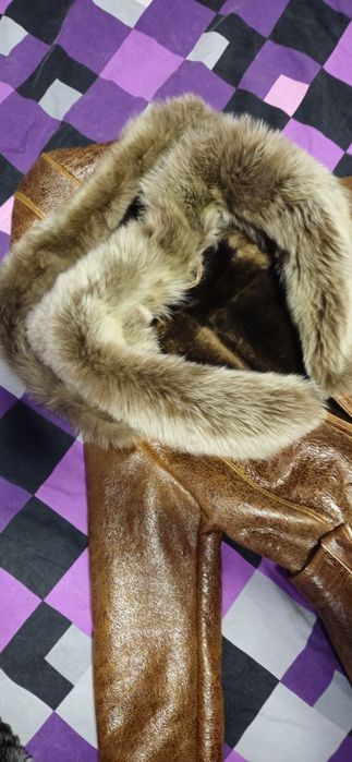 Cojoc dama piele naturala imblanit